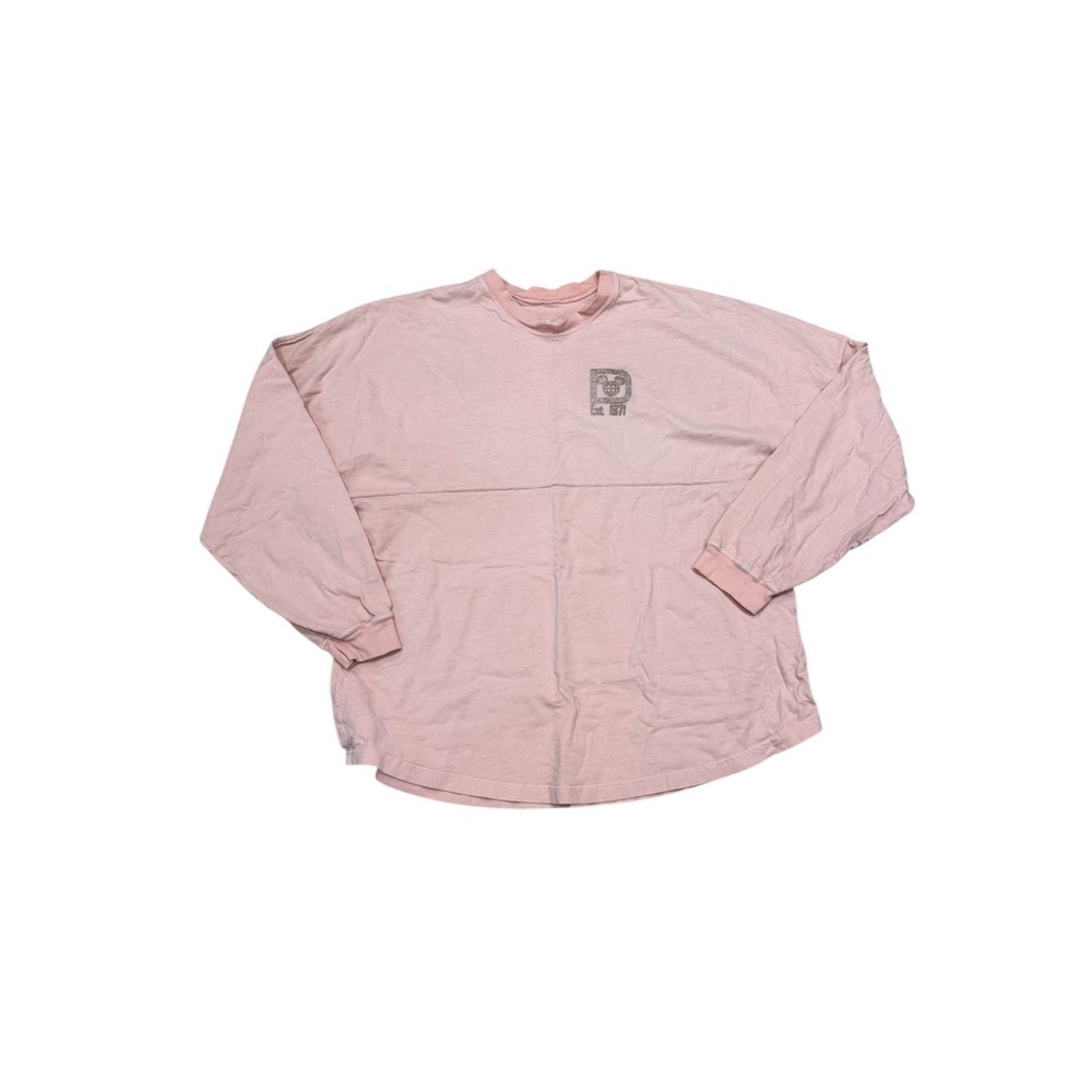 Disney Parks‎ Spirit Jersey Walt Disney World Rose Gold Glitter Puff Print XXL